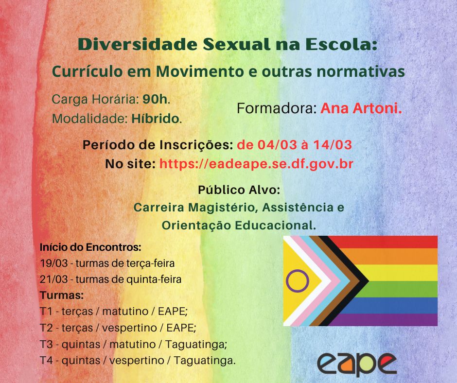 Diversidade Sexual na Escola: Currículo em Movimento e outras normativas.