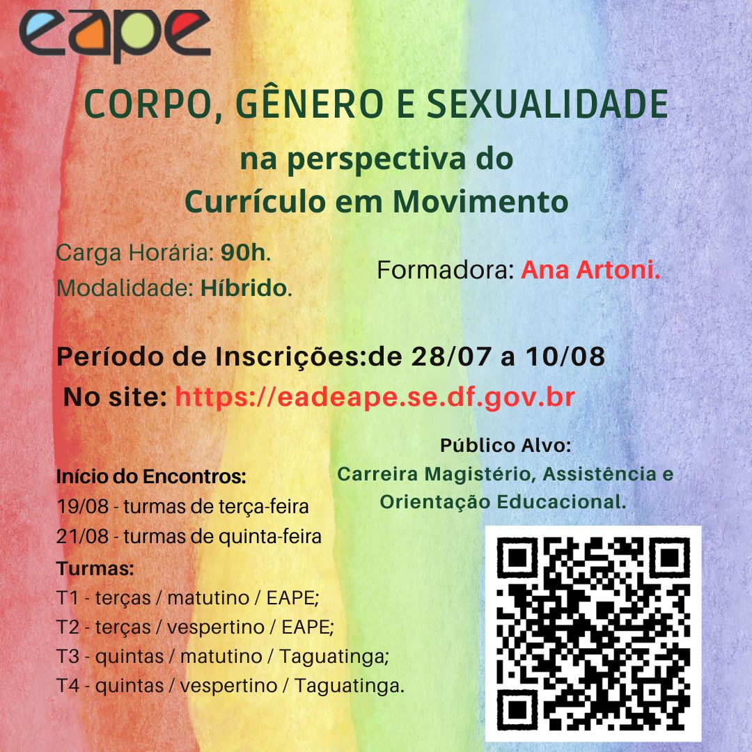 CORPO, GÊNERO E SEXUALIDADE NA PERSPECTIVA DO CURRÍCULO EM MOVIMENTO
