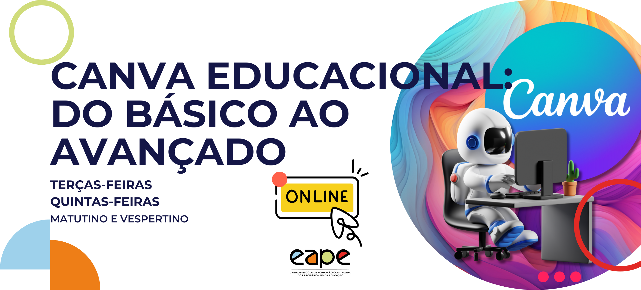 CANVA EDUCACIONAL - DO BÁSICO AO AVANÇADO (ONLINE)
