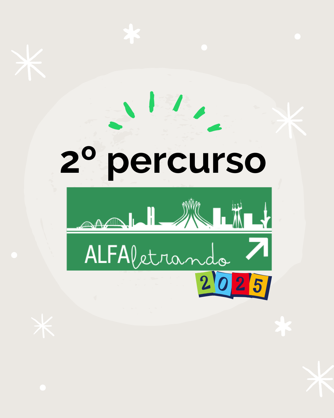 ALFALETRANDO: CAMINHOS FORMATIVOS NA ALFABETIZAÇÃO (PERCURSO II – CRE BRAZLÂNDIA )