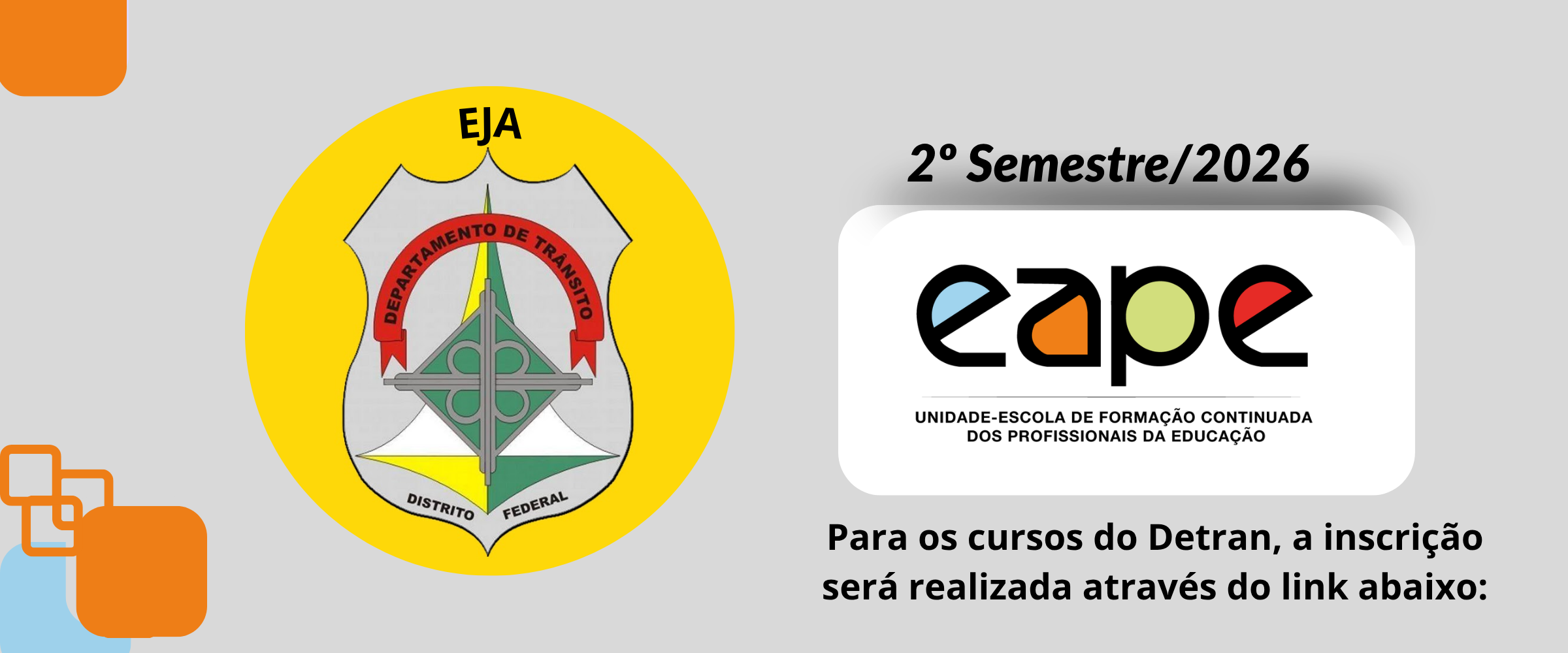 CURSO MOBILIDADE E TRÂNSITO PARA PROFESSORES(AS) DA EDUCAÇÃO DE JOVENS E ADULTOS